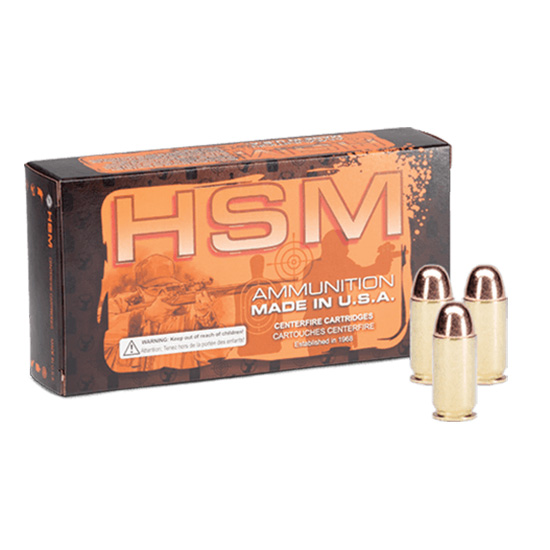HSM 45ACP 230GR RN PLATED 50/20 - Sale